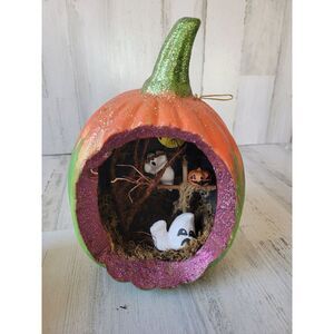 Styrofoam glitter pumpkin ghost moon bat home decor